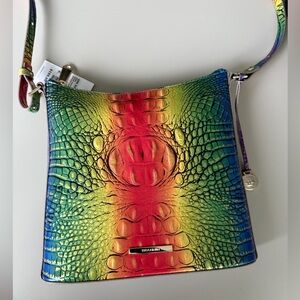 Brahmin Katie Crossbody Bag Melbourne Leather Zip Top Crossbody Bag Popsicle